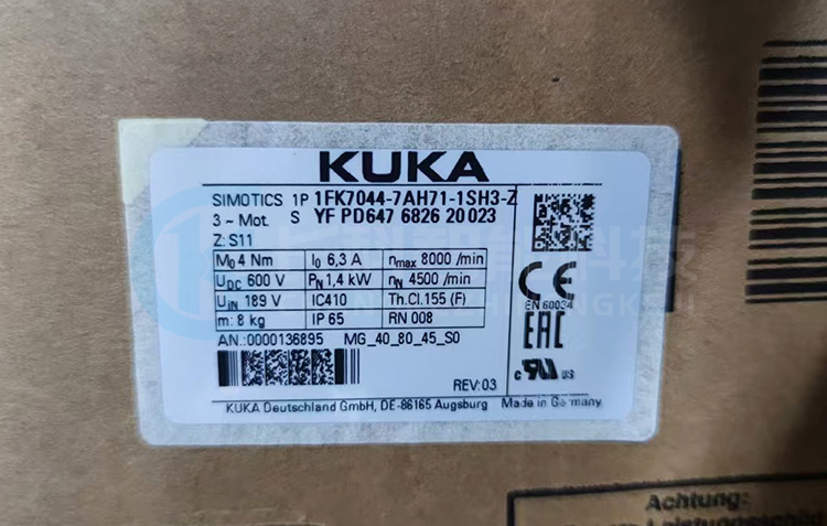 庫卡電機(jī)00-136-895 MG_40_80_45_S0